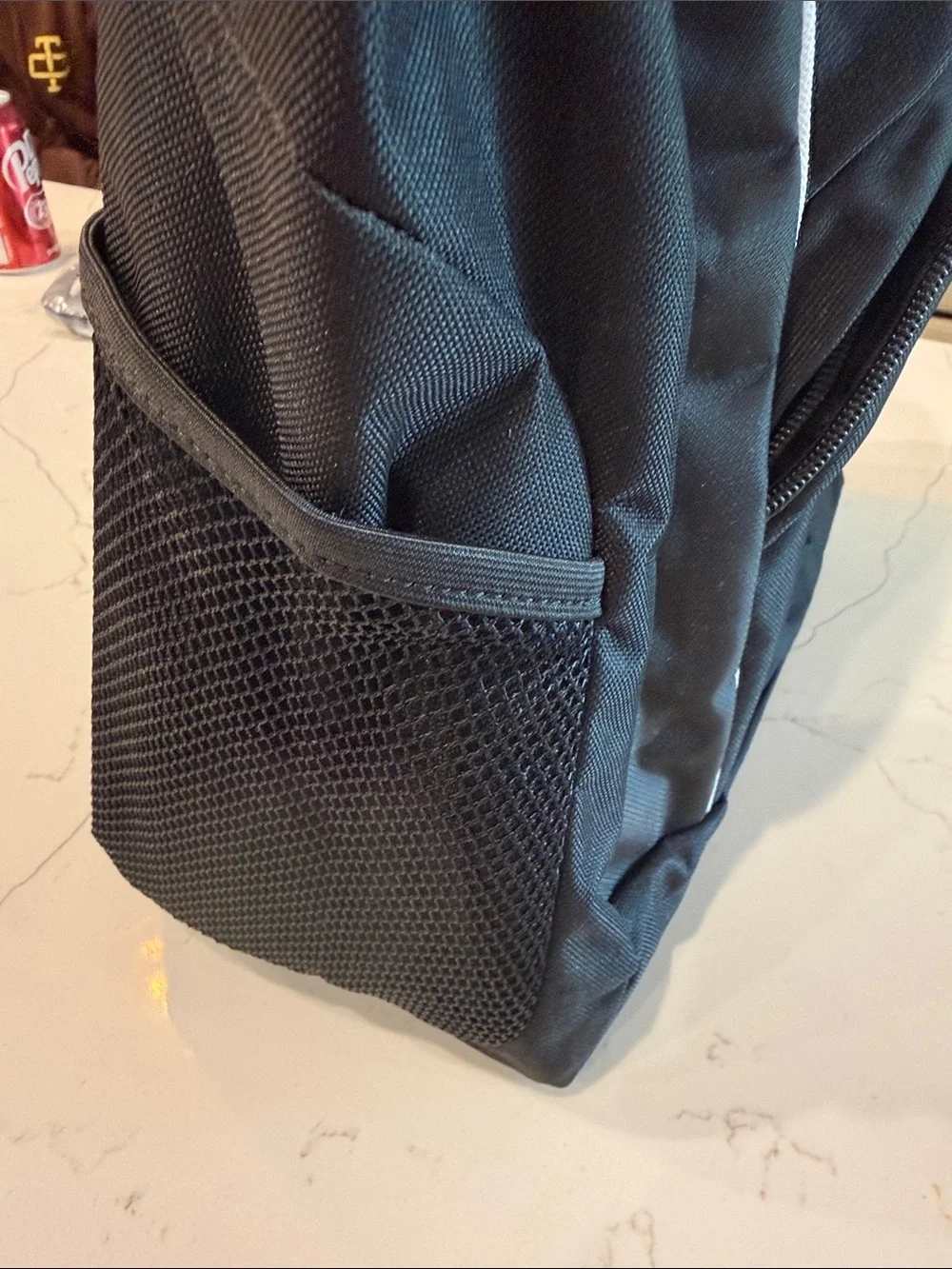 Targus Black Backpack with White Piping